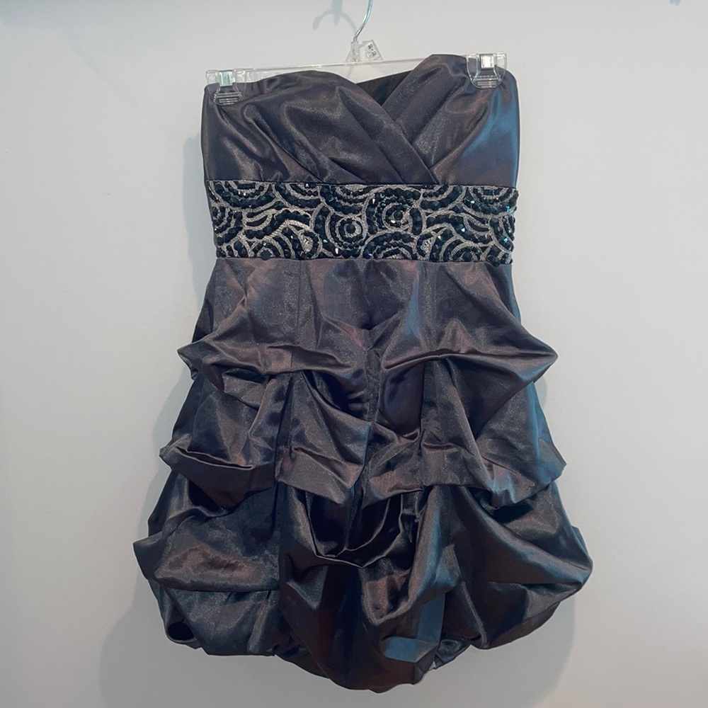 Strapless glitter dress size 3 juniors